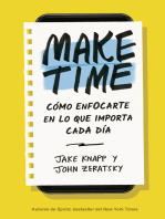 Make Time: Cómo enfocarte en lo que importa cada día