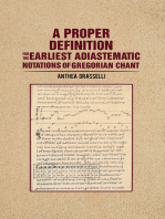 A Proper Definition for the Earliest Adiastematic Notations of Gregorian Chant