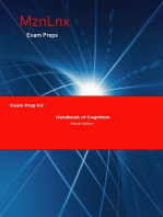 Exam Prep for:: Handbook of Cognition