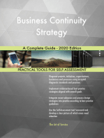 Business Continuity Strategy A Complete Guide - 2020 Edition