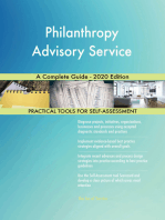Philanthropy Advisory Service A Complete Guide - 2020 Edition