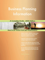 Business Planning Information A Complete Guide - 2020 Edition