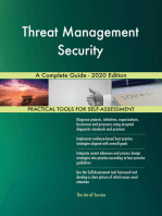 Threat Management Security A Complete Guide - 2020 Edition