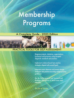 Membership Programs A Complete Guide - 2020 Edition