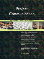 Project Communication A Complete Guide - 2020 Edition