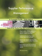 Supplier Performance Management A Complete Guide - 2020 Edition