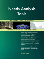 Needs Analysis Tools A Complete Guide - 2020 Edition