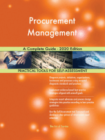 Procurement Management A Complete Guide - 2020 Edition