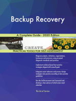 Backup Recovery A Complete Guide - 2020 Edition