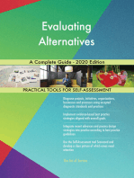 Evaluating Alternatives A Complete Guide - 2020 Edition