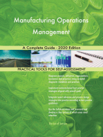 Manufacturing Operations Management A Complete Guide - 2020 Edition