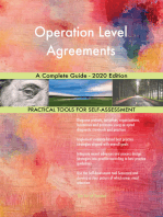 Operation Level Agreements A Complete Guide - 2020 Edition