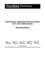 Instruments, Indicating Devices & Parts (C.V. OE & Aftermarket) World Summary: Market Values & Financials by Country
