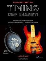 Timing per Bassisti 1: eBook interattivo per BASSISTI con partiture/tab/video/audio