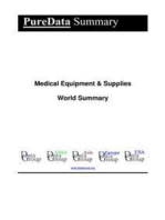 Medical Equipment & Supplies World Summary: Market Values & Financials by Country