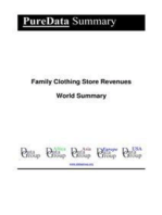 Family Clothing Store Revenues World Summary: Market Values & Financials by Country