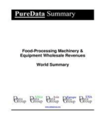Food-Processing Machinery & Equipment Wholesale Revenues World Summary: Market Values & Financials by Country