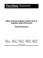 Motor Vehicle & Motor Vehicle Parts & Supplies Agent Revenues World Summary: Market Values & Financials by Country