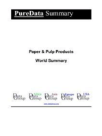Paper & Pulp Products World Summary: Market Sector Values & Financials by Country