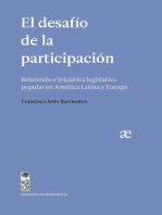 El desafío de la participación: Referendo e iniciativa legislativa popular en América Latina y Europa