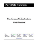 Miscellaneous Plastics Products World Summary: Market Values & Financials by Country