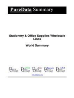 Stationery & Office Supplies Wholesale Lines World Summary: Market Values & Financials by Country