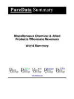 Miscellaneous Chemical & Allied Products Wholesale Revenues World Summary: Market Values & Financials by Country
