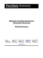 Materials Handling Equipment Wholesale Revenues World Summary: Market Values & Financials by Country