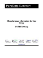 Miscellaneous Information Service Lines World Summary: Market Values & Financials by Country