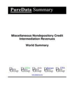 Miscellaneous Nondepository Credit Intermediation Revenues World Summary: Market Values & Financials by Country