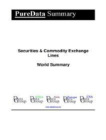 Securities & Commodity Exchange Lines World Summary