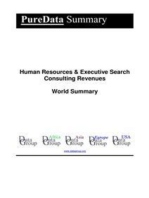 Human Resources & Executive Search Consulting Revenues World Summary: Market Values & Financials by Country