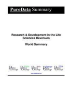 Research & Development in the Life Sciences Revenues World Summary: Market Values & Financials by Country