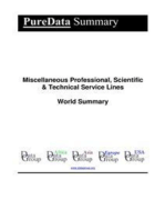 Miscellaneous Professional, Scientific & Technical Service Lines World Summary: Market Values & Financials by Country