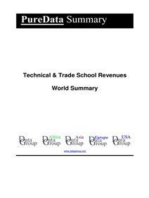 Technical & Trade School Revenues World Summary: Market Values & Financials by Country