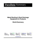 Metal Roofing & Roof Drainage Equipment & Products World Summary: Market Sector Values & Financials by Country