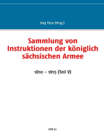 Sammlung von Instruktionen der königlich sächsischen Armee: 1810 - 1815 (Teil V)