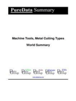 Machine Tools, Metal Cutting Types World Summary