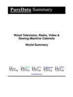 Wood Television, Radio, Video & Sewing Machine Cabinets World Summary: Market Values & Financials by Country