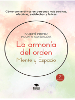 La armonía del orden: Mente y espacio