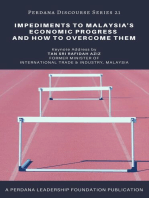 Impediments to Malaysia's Economic Progress and How to Overcome Them: Perdana Discourse Series, #21