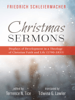 Christmas Sermons: Displays of Development in a Theology of Christian Faith and Life (1790–1833)