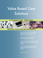 Value Based Care Solutions A Complete Guide - 2020 Edition