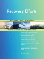Recovery Efforts A Complete Guide - 2020 Edition