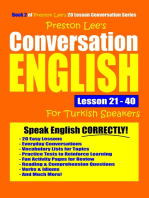 Preston Lee's Conversation English For Turkish Speakers Lesson 21: 40