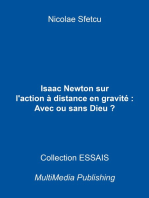 Isaac Newton sur l'action à distance en gravitation: Avec ou sans Dieu ?