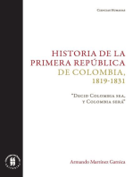 Historia de la primera República de Colombia, 1819-1831