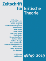 Zeitschrift für kritische Theorie, Heft 48/49: 25. Jahrgang (2019)