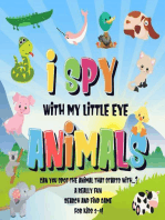 I Spy With My Little Eye - Animals | Can You Spot the Animal That Starts With...? | A Really Fun Search and Find Game for Kids 2-4!