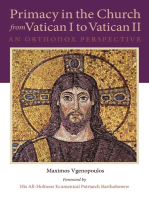 Primacy in the Church from Vatican I to Vatican II: An Orthodox Perspective
